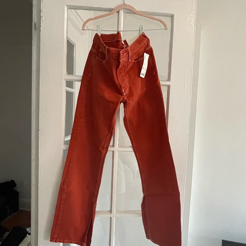 Red jeans from Urban Outfitters. Brand new, both tags are still on!